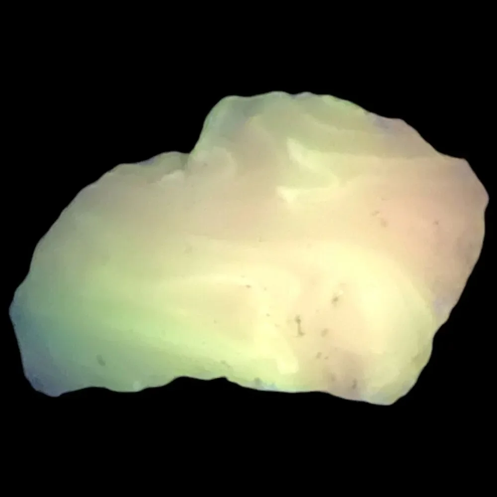 Lavender Opaque Art Glass Cullet Glowing‎ Manganese Slag Glass #4GX292